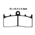 EBC Brakes Double-H Sintered Superbike Brake Pads Front - FA613HH